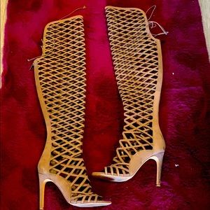 Vince Camuto Caged Over the Knee Boot